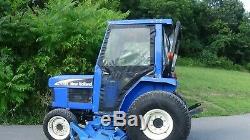 2005 New Holland Tc30 4x4 Tractor With Cab And Belly Mower