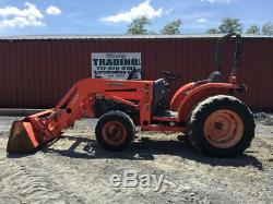 2006 Kubota L3830 4x4 Hydro Compact Tractor with Loader Only 1700 Hrs