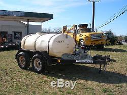 2006 Waterdog 500 Gallon Water Tank Trailer And Honda Pump With Title