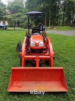 2007 Kubota BX 1850 with 54 mowing deck, canopy, and loader