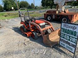 2007 Kubota BX2230 4x4 Hydro 22hp Compact Tractor with Loader & 60 Belly Mower