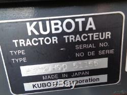 2008 Kubota B2620 Tractor, 4WD, Hydro, LA364 Loader, 26HP Diesel, 462 Hours
