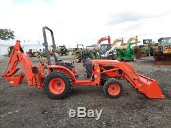 2008 Kubota B2620 Tractor with Loader & Backhoe, 4WD, Hydro, 474 Hours