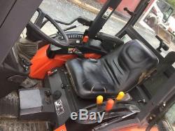 2008 Kubota B3030 4x4 Compact Tractor with 60 Belly Mower & Cab