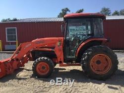 2008 Kubota L5740 4x4 Hydro Compact Tractor with Cab & Loader