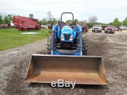 2008 New Holland T4030 Tractor, 4WD, Loader, 76HP Diesel, 1 Remote, 3,158 Hours
