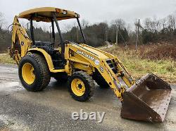 2009 John Deere 110 tractor loader backhoe 4x4 4310 4300