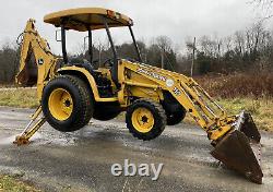 2009 John Deere 110 tractor loader backhoe 4x4 4310 4300