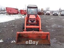 2009 Kubota L4240 Tractor, Curtis Cab withHeat, 4WD, LA854 Loader, Hydro, 935 Hrs