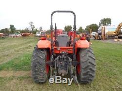 2009 Kubota M6040 Tractor with LA1153 Loader, 4WD, 2 Remotes, 985 Hours