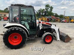 2010 Bobcat CT450 4x4 Hydro 45Hp Compact Tractor with Cab & Loader