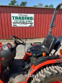 2010 Kubota B2920 4x4 30Hp Hydro Compact Tractor with Loader Belly Mower 321Hrs