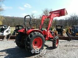 2010 Kubota M6040 4x4 Tractor With Loader, 65 HP