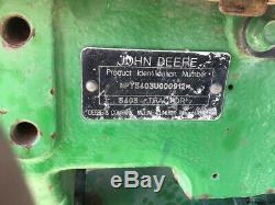 2011 John Deere 5403 4x4 Utility Tractor with Front Weights Only 2500 Hours