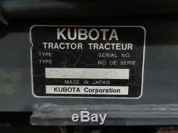 2011 Kubota B7800 Tractor, 4WD, Hydro, 30HP, R4 Tires, 382 Hours