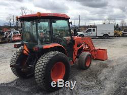 2011 Kubota L3940 4x4 Hydro Compact Tractor with Cab & Loader Only 1700 Hours