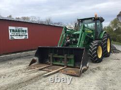 2012 John Deere 6115D 4x4 Farm Tractor with Cab & Loader CLEAN Only 4300Hrs