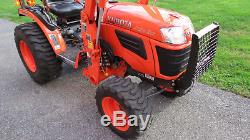 2012 KUBOTA B2920 4X4 COMPACT UTILITY TRACTOR With LOADER HYDRO 29HP 126 HOURS