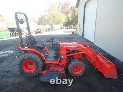 2012 Kubota B2920 Compact Tractor With Loader And Belly Mower 4x4 3 Pnt 1118 Hrs