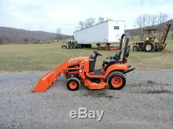 2012 Kubota BX1860 Sub Compact Tractor Loader Belly Mower 4X4 3 Point Hitch PTO