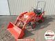 2012 Kubota Bx1860 Compact Loader Tractor 2 Post Rops 4x4 3 Point 252 Hours 18hp