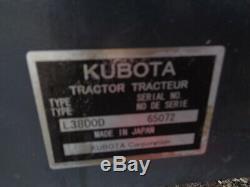 2012 Kubota L3800 Tractor, 4WD, Shuttle Shift, LA524 QA Loader, 1 remote, 384hrs
