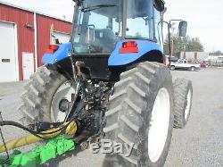 2012 New Holland Ts 6030 Farm Tractor Full Cab 4x4 118 HP Cold A/c Nice Tractor