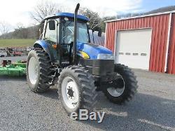 2012 New Holland Ts 6030 Farm Tractor Full Cab 4x4 118 HP Cold A/c Nice Tractor