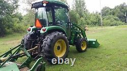 2013 JOHN DEERE 4720 Cab Tractor and Loader E-Hydro 4x4 66HP Turbo 593 hrs