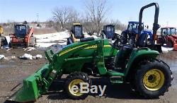 2013 John Deere 3320 eHydro Hydrostatic MFWD Tractor 300CX Loader 3pt