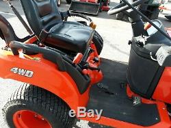 2013 Kubota BX1870 Tractor with Front Loader 4WD Hydro 18 hp diesel used 270 hours