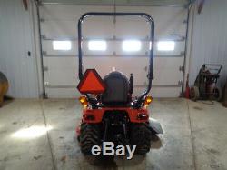 2013 Kubota BX2370 Tractor, LA243 Loader, 54 Belly Mower, Hydro, R4, 81 Hours