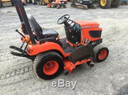 2013 Kubota BX2660 4x4 Diesel Hydro Compact Tractor with 60 Mower Only 1100Hrs