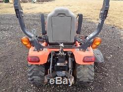 2013 Kubota BX2670 Tractor with Front Loader, 4WD, Hydro, 60 Belly Mower, 26HP