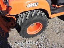 2013 Kubota Bx25 Tractor With Loader & Backhoe 4wd Kubota Good Condition