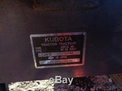 2013 Kubota L3200 Tractor, LA524FL SSL QA, BH77 Backhoe, 32HP, R1 Tires, 753 Hrs