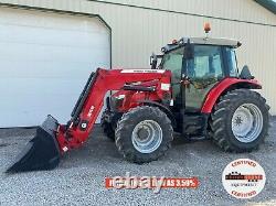 2013 MASSEY FERGUSON 5610 DYNA-4 TRACTOR With LOADER, CAB, 4X4, 540 PTO, 1825 HRS