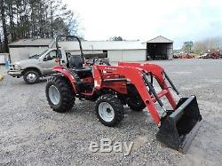 2013 Mahindra 3016 Tractor With Loader 4wd Deere Kubota Low Hours