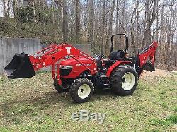 2014 Branson 3520r Tractor Loader Backhoe 4x4 150 Hrs Garage Kept