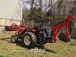 2014 Branson 3520r Tractor Loader Backhoe 4x4 150 Hrs Garage Kept