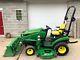 2014 John Deere 1025r Diesel Tractor Loader 60 Deck 800 Hrs 4wd Auto Connect