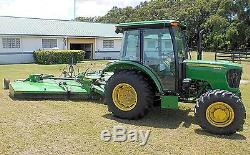 2014 John Deere 5075E 4x4 Tractor with15' Batwing Mower 237 hrs