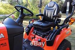 2014 KUBOTA BX2370 TRACTOR, 4WD, 60in BELLY MOWER, HYDRO, VERY CLEAN 138 HRS