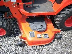 2014 Kubota BX2370 tractor with front loader, 4WD, 60in belly mower, hydro, 58hrs