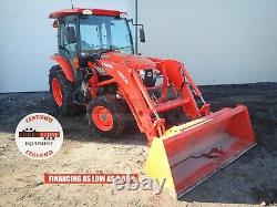 2014 Kubota L3560 Tractor With Loader, Cab, Heat A/C, 4x4, Hydro, 540 PTO, 424 HRS