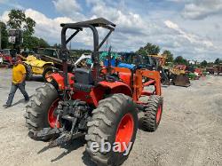 2014 Kubota M7060 4x4 70Hp Utility Tractor with Loader & Hydraulic Shuttle