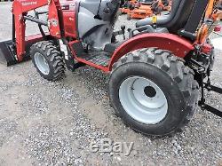 2014 Mahindra Max 28 Tractor With Loader 4wd Kubota Good Condition