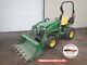 2015 JOHN DEERE 2025R TRACTOR With LOADER, 4X4, 3 PT, 540 PTO, HYDRO, 295 HRS