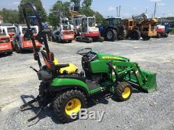 2015 John Deere 1025R 4x4 Hydro Compact Tractor Loader Only 300Hrs