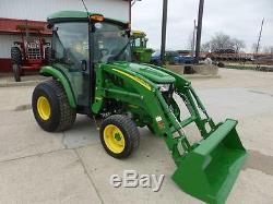 2015 John Deere 3039r Mfwd Compact Cab Tractor With Loader 63 Hours Hydro